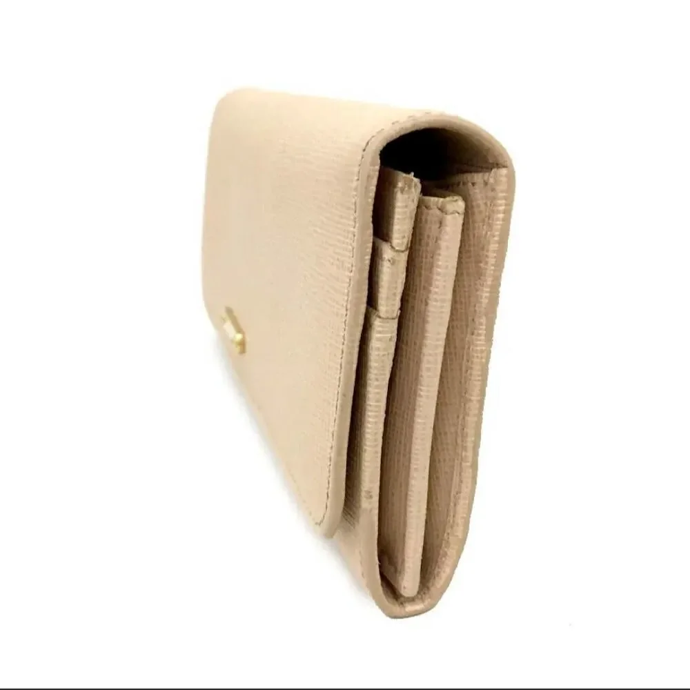FENDI Continental Leather Bifold Long Wallet/1J6630